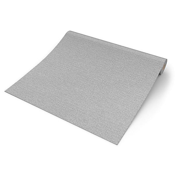 Vinyltapete Uni grau B/L: ca. 53x1005 cm günstig online kaufen