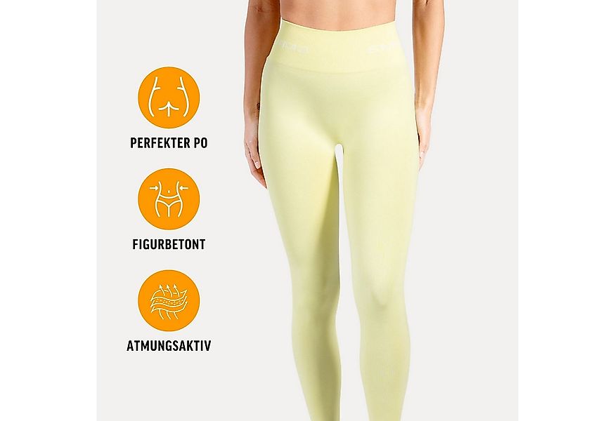 Smilodox Leggings Azura, Push Up Booy Fitnessleggings mit Schriftzug Sport günstig online kaufen