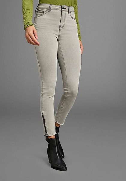 Arizona 5-Pocket-Jeans schmale, knöchelfreie Beinlänge, normale Leibhöhe, S günstig online kaufen