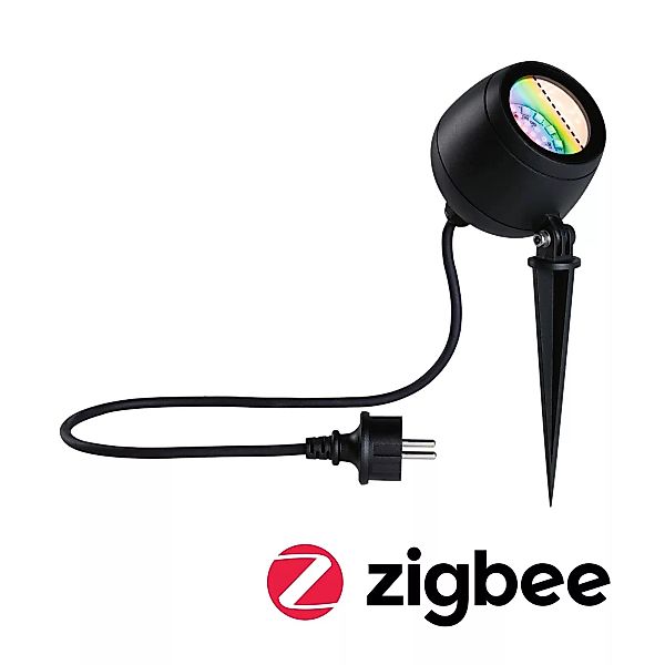 Paulmann "LED Gartenstrahler Smart Home Zigbee 3.0 Kikolo IP65 90mm RGBW+ 6 günstig online kaufen