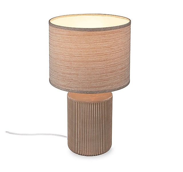 Briloner Leuchten Tischleuchte LED Tischlampe Keramik Kommodenlampe Wohnzim günstig online kaufen