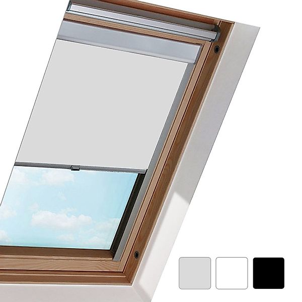 Verdunklungsrollo Verdunklungsrollo Dachfenster Thermorollo, Clanmacy günstig online kaufen