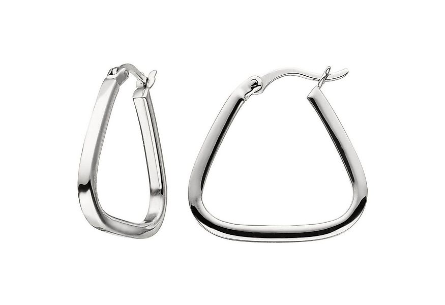 Schmuck Krone Paar Creolen Paar Creolen Silbercreolen 925 Silber, Silber 92 günstig online kaufen