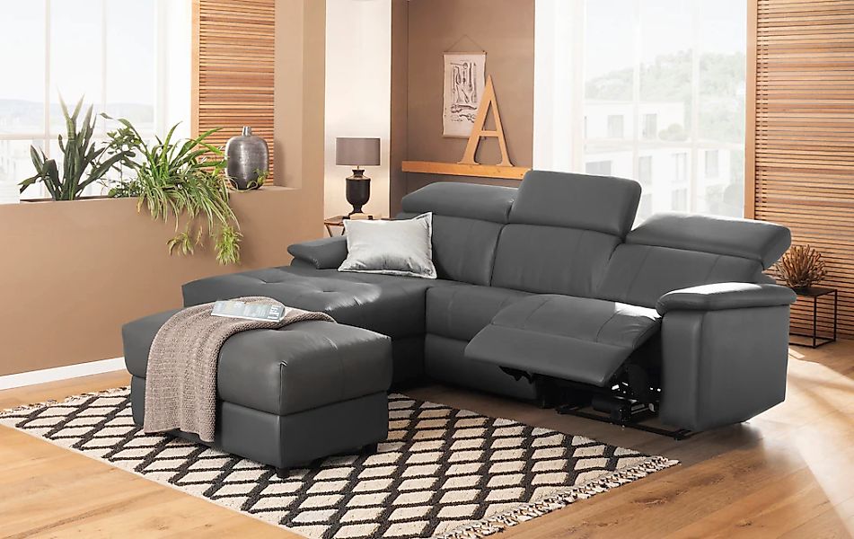 Home affaire "Binado, L-Form," mit manueller oder elektrischer Relaxfunktio günstig online kaufen