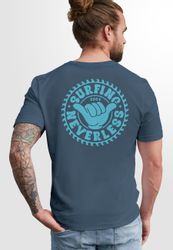 Neverless Print-Shirt Herren T-Shirt Surfing Surfer günstig online kaufen