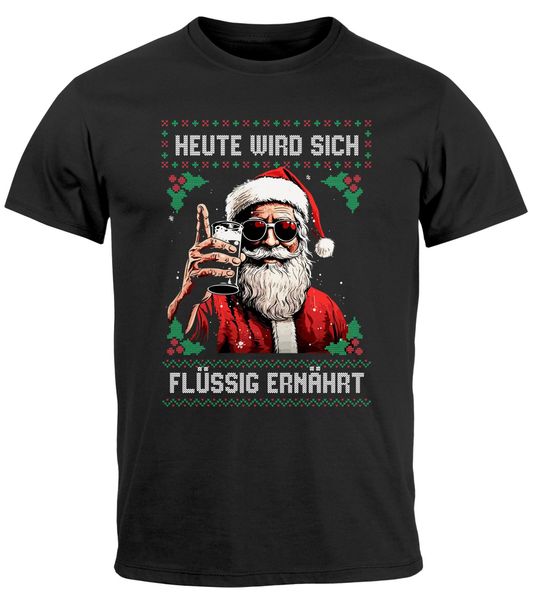 MoonWorks Print-Shirt Herren T-Shirt Weihnachten Spruch günstig online kaufen