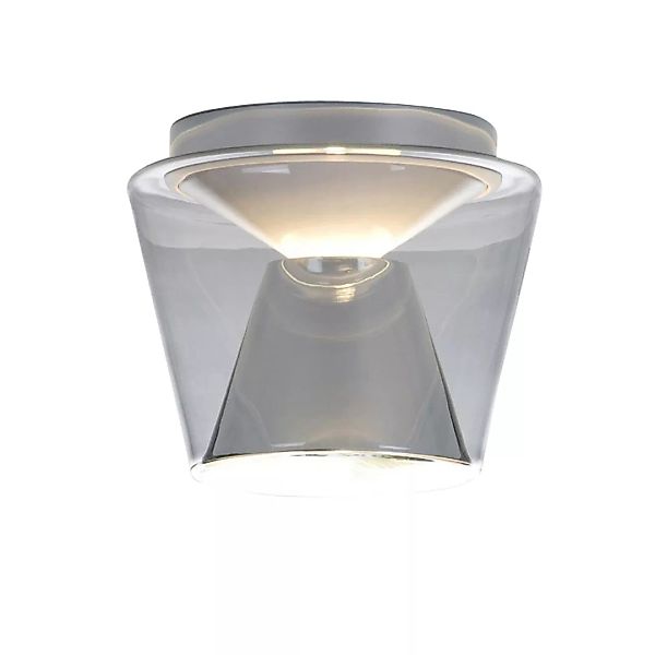 Serien - Annex Ceiling Deckenleuchte S - transparent/Reflektor: Aluminium v günstig online kaufen