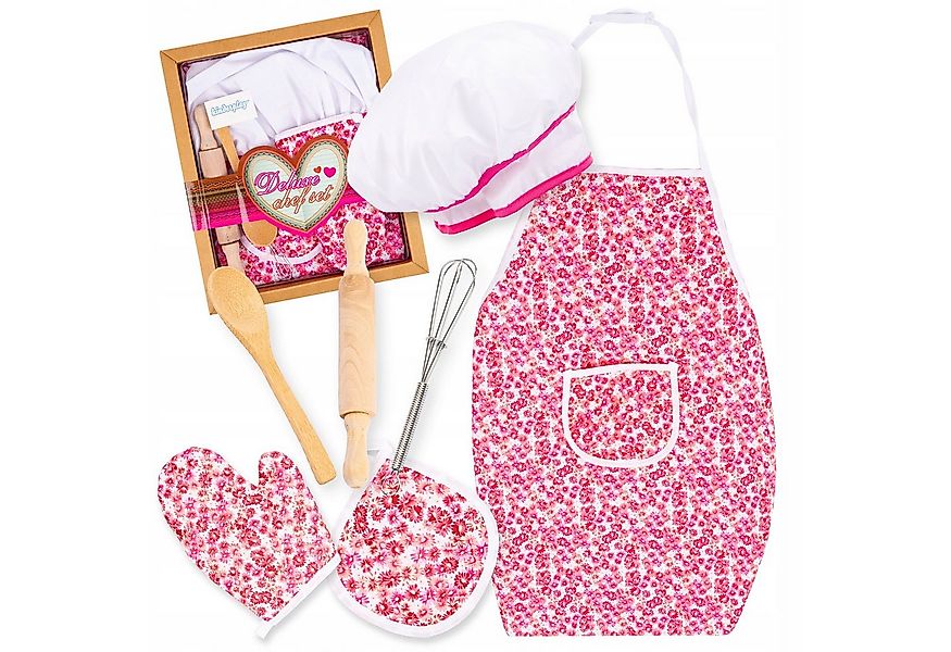 kinderplay Spielküche Kinder Kochset mit Schürze – Rollenspiel Spass – für günstig online kaufen