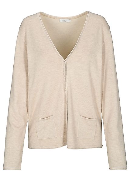 Clarina Strickjacke WALTER Viskose-Polyamid Mischung günstig online kaufen