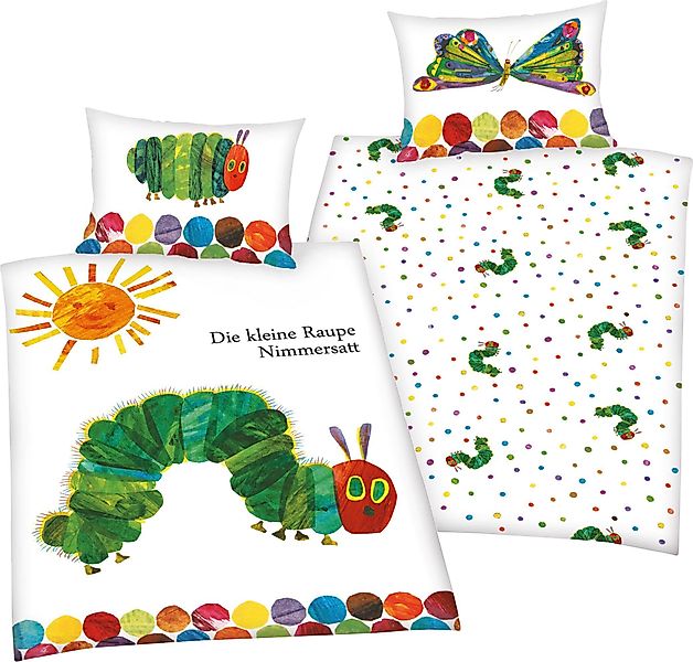 Babybettwäsche Die kleine Raupe Nimmersatt, Renforcé, günstig online kaufen