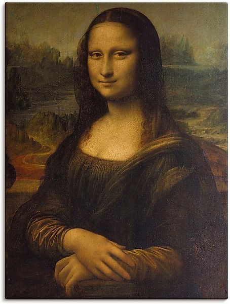 Artland Wandbild Mona Lisa. Um 1503, Porträts (1 St), als Leinwandbild, Pos günstig online kaufen