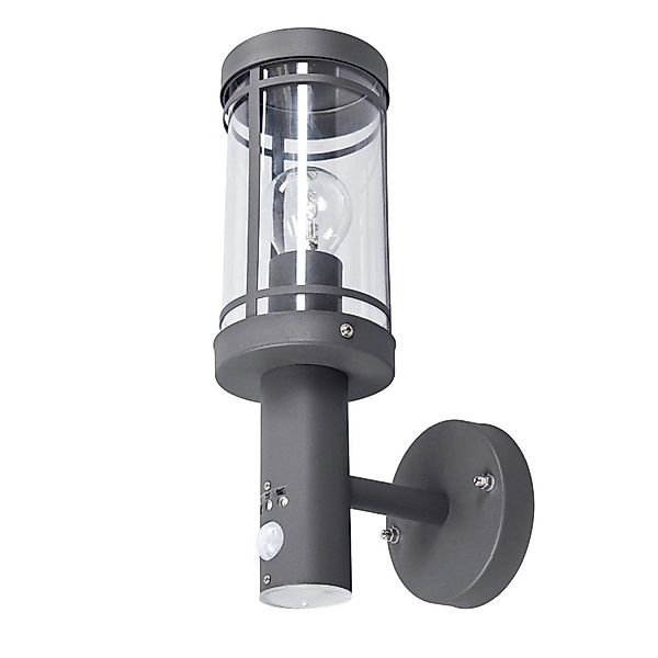 Lindby Wandleuchte Außen Djori 9977029 mit Bewegungsmelder Spritzwassergesc günstig online kaufen