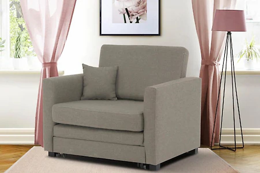 Home affaire Sessel »Mexico Schlafsessel« mit ausziehbarer Schlaffunktion, günstig online kaufen