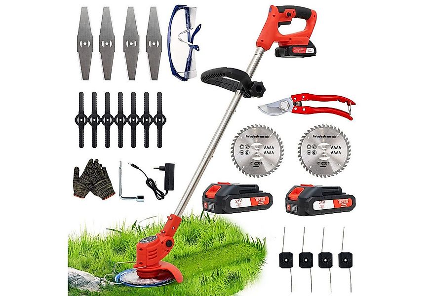 OUTIGO Akku-Rasentrimmer Akku-Rasentrimmer, Akku Rasentrimmer Akkurasenmähe günstig online kaufen