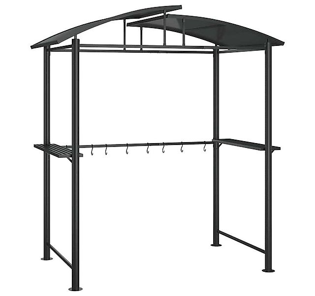 vidaXL Partyzelt Grillpavillon mit Seitenregalen Anthrazit 210x114x230 cm S günstig online kaufen