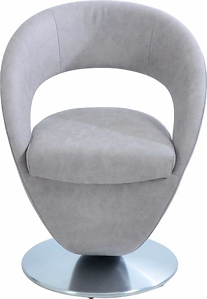 K+W Komfort & Wohnen Drehstuhl »Wave« () Design-Drehstuhl, Drehteller in Ed günstig online kaufen