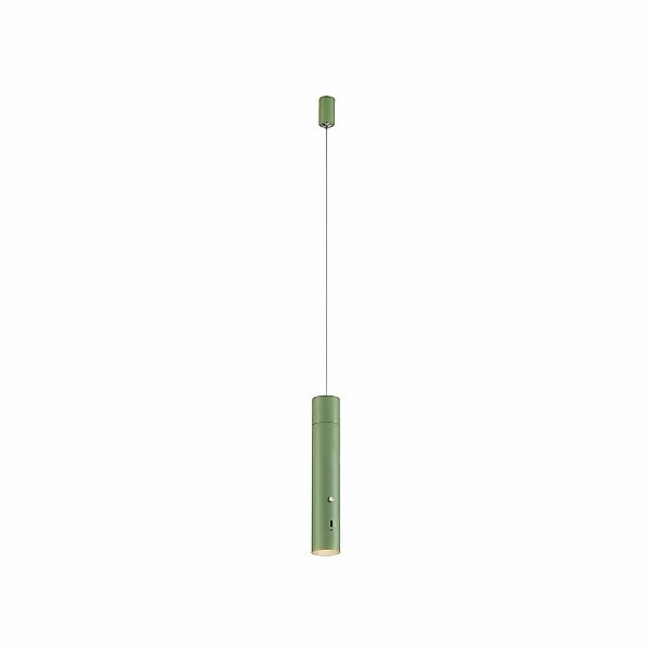 Just Light. LED-Akku-Pendelleuchte Attach Grün 120 cm x Ø 16 günstig online kaufen