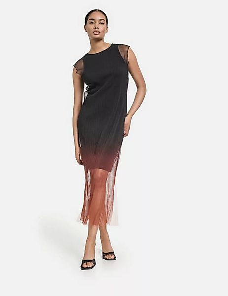 Taifun Jerseykleid Langes Plissekleid mit Farbverlauf günstig online kaufen