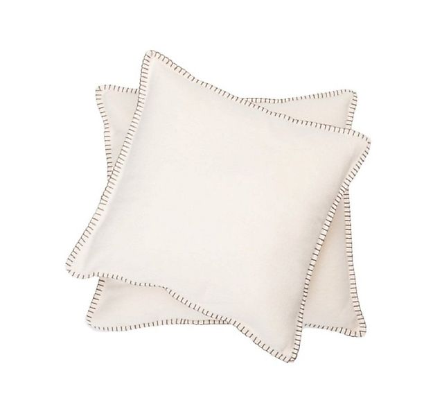 DAVID FUSSENEGGER Kissenbezug Kissenhülle Sylt 'Uni', Flanell günstig online kaufen