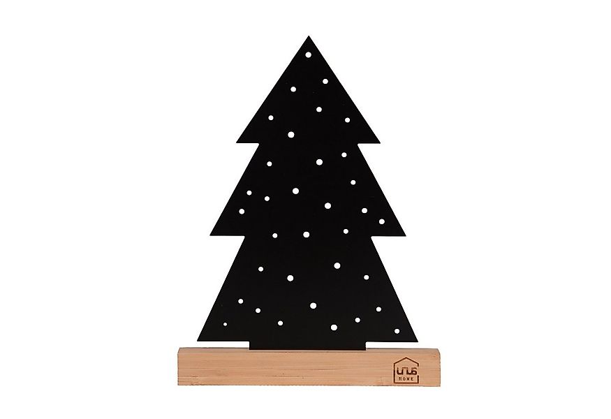 UNUS HOME Dekofigur Aufsteller Tannenbaum Weihnachtsdeko (Schwarz), Nachhal günstig online kaufen