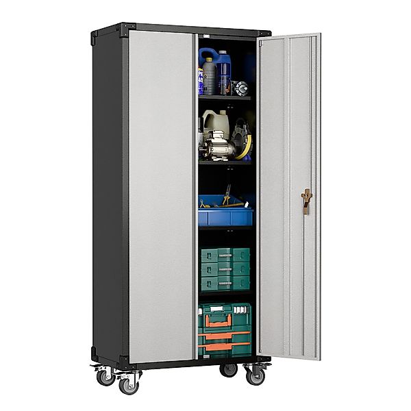 AOBABO Aktenschrank Metallschrank mit Pegboard und günstig online kaufen