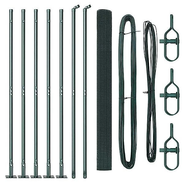 vidaXL Zaunpfosten Grün 10 x 1,4 m 19 x 19 mm Drahtgewebe 3352410 günstig online kaufen