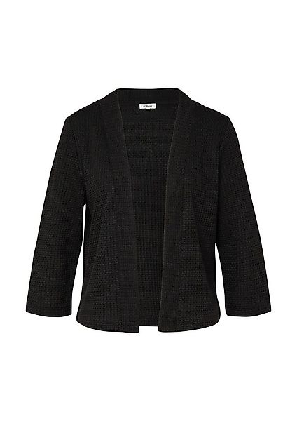 s.Oliver Cardigan Indoor-Jacke Leichte Jacke aus Strukturjersey günstig online kaufen