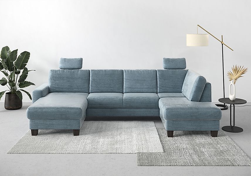 Home affaire Wohnlandschaft »Summer U-Form«, mit oder ohne Bettfunktion und günstig online kaufen