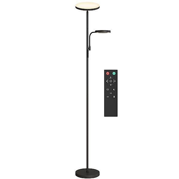 HOMCOM Stehlampe LED 42W dimmbar 2700K-6500K Stehlampen für das Wohnzimmer günstig online kaufen