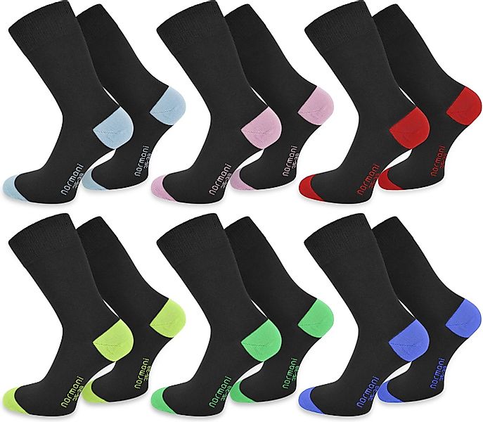 normani Basicsocken 6 Paar Socken New Style (6er-Set, 6 Paar) kein Ausbleic günstig online kaufen