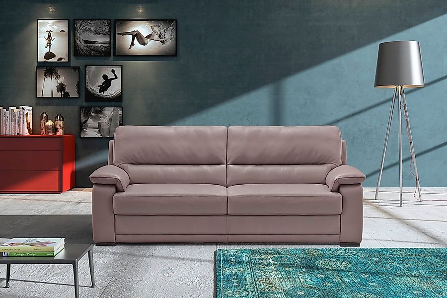 Egoitaliano 2,5-Sitzer "Doris, modernes Designersofa, Ledersofa mit erstkla günstig online kaufen