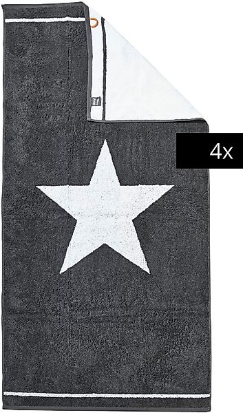 done.® Duschtücher DAILY SHAPES, Jacquard-Walkfrottier (4-St) günstig online kaufen