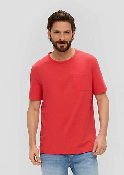 s.Oliver Kurzarmshirt T-Shirt mit Brusttasche günstig online kaufen