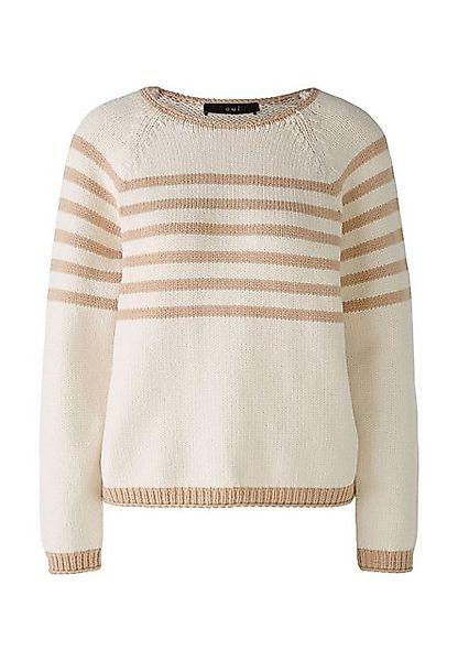 Oui Rundhalspullover Pullover Viskosemischung günstig online kaufen