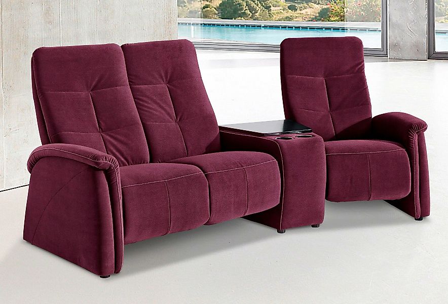 exxpo - sofa fashion 3-Sitzer "Tivoli, Kinosofa mit Tischablage & Stauraumf günstig online kaufen