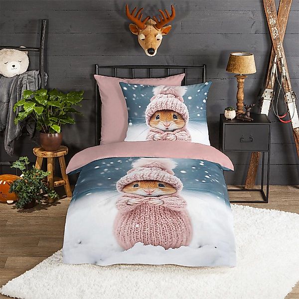 TRAUMSCHLAF Bettwäsche Hamster, Flanell, 2 teilig, günstig online kaufen