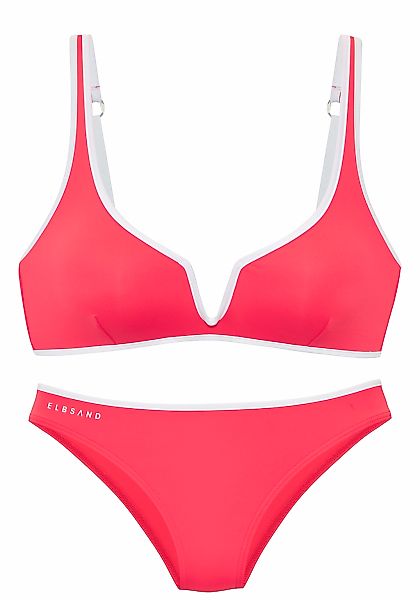 Elbsand Triangel-Bikini mit farblich abgesetztem Piping günstig online kaufen