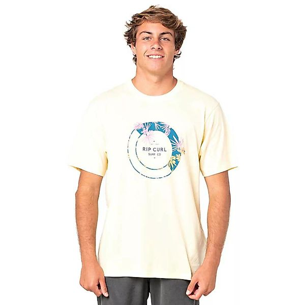 Rip Curl Filter Kurzärmeliges T-shirt 2XL Pale Yellow günstig online kaufen