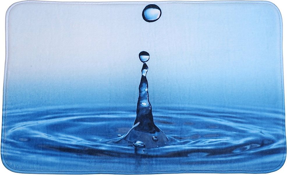 Sanilo Badematte Tropfen, 50 x 80 cm, sehr weich, rutschfest, waschbar und günstig online kaufen