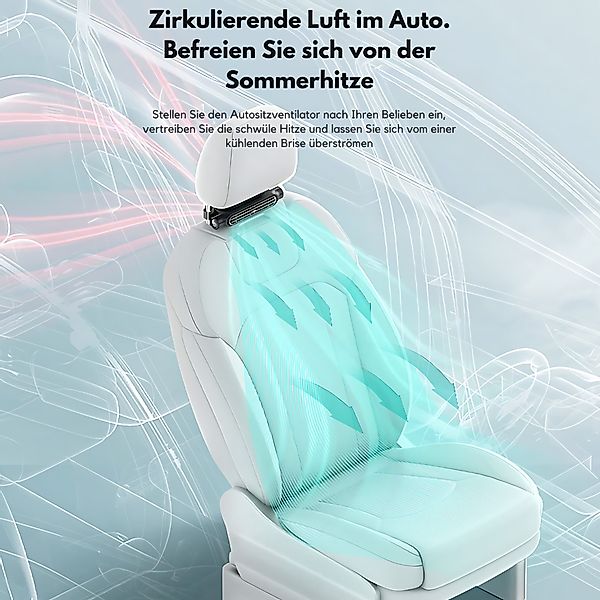 HS.SUPPLY Mini USB-Ventilator USB Autoventilator, Autositzventilator, günstig online kaufen