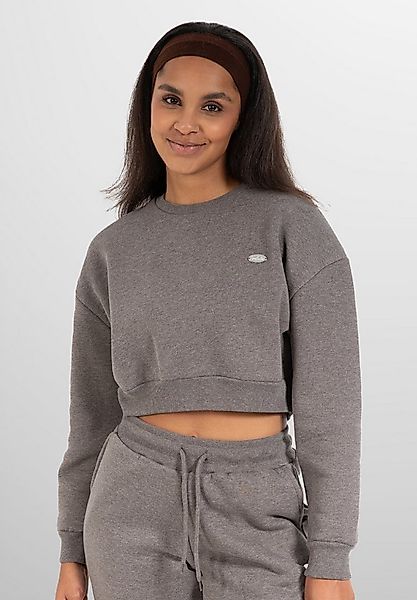 Smilodox Sweatshirt Amelia, Oversize Crop Pullover Langarmshirt Sport Freiz günstig online kaufen