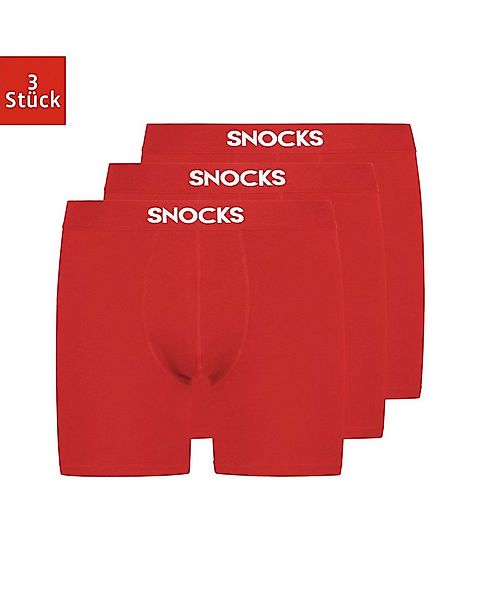 SNOCKS Boxershorts Enge Unterhosen mit längerem Bein Herren Männer (3-St) a günstig online kaufen