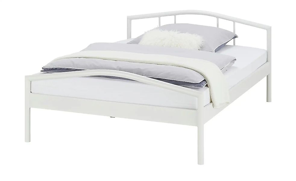 Metallbett  Karina ¦ weiß ¦ Maße (cm): B: 147 H: 80 Betten > Bettgestelle - günstig online kaufen
