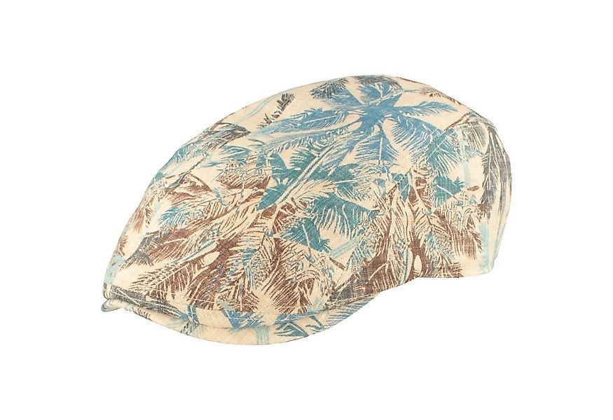 Göttmann Schiebermütze Sportliche Leinen Schiebermütze mit Palmen Print günstig online kaufen