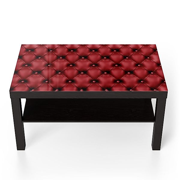 DEQORI Couchtisch 'Rote Eleganz', Glas Beistelltisch günstig online kaufen