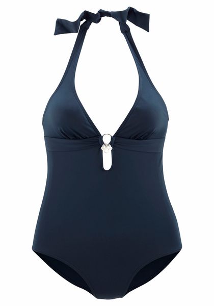 s.Oliver Badeanzug "Tonia" herausnehmbare Cups, im Nacken zu binden, im Rüc günstig online kaufen