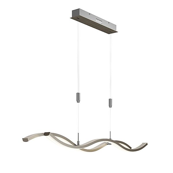 Lucande LED Mairia 9639180 Dimmbar Modern in Alu aus Aluminium 1-flammig Wo günstig online kaufen