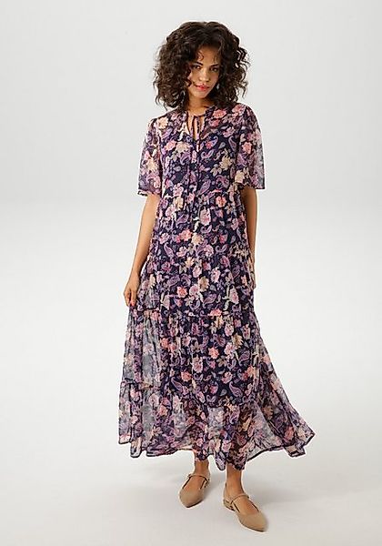 Aniston CASUAL Sommerkleid mit fantasievollem Blumen- und Paisley-Druck - N günstig online kaufen