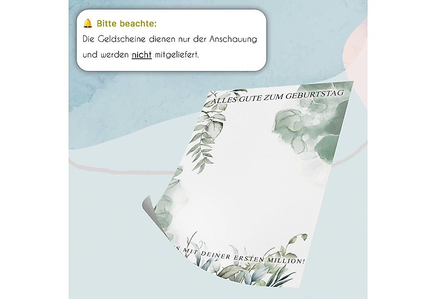 Tigerlino Poster Geldgeschenk Geburtstag Männer Frauen Geburtstagsgeschenk, günstig online kaufen