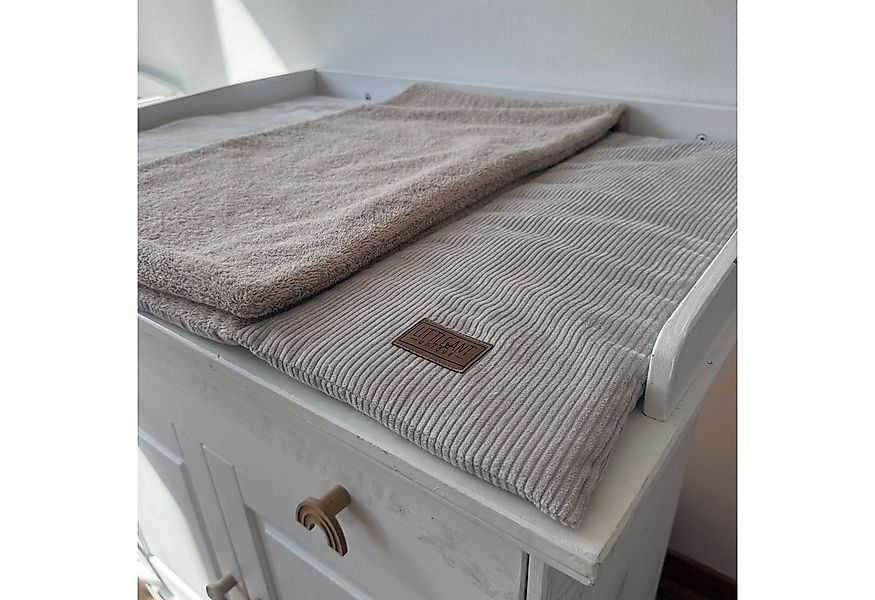 LittleANTunique Wickelauflage Wickeltischauflage Cord Beige günstig online kaufen